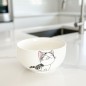 Bol en Céramique avec Motif Chat Mignon