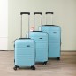 Série de 3 Valises en Polypropylène Incassable Bleu Ciel - Starbag