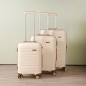 Série de 3 Valises en Polypropylène Incassable Ecru - Starbag