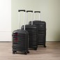 Série de 3 Valises en Polypropylène Incassable Noir - Starbag