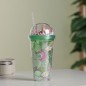 Gobelet Isotherme 400ML avec Paille Rose Gobelet Isotherme 400ML avec Paille Rose