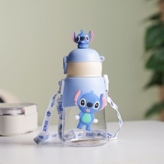 Gourde d'eau 400ml avec Paille et Sangle