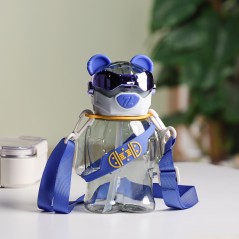 Gourde d'eau 700ml avec Paille et Sangle