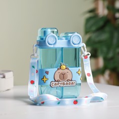 Gourde d'eau 780ML Double Compartiment avec Sangle