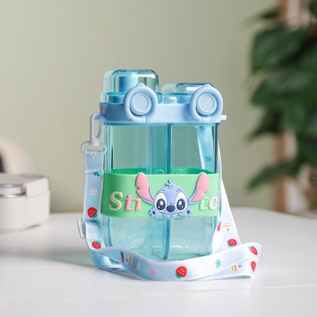 Gourde d'eau Double Compartiment avec Sangle