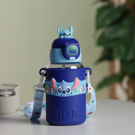 Gourde d'eau 550ML avec Paille et Sangle