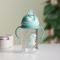 Gourde d'eau 350ml avec Paille Vert Gourde d'eau 350ml avec Paille Vert