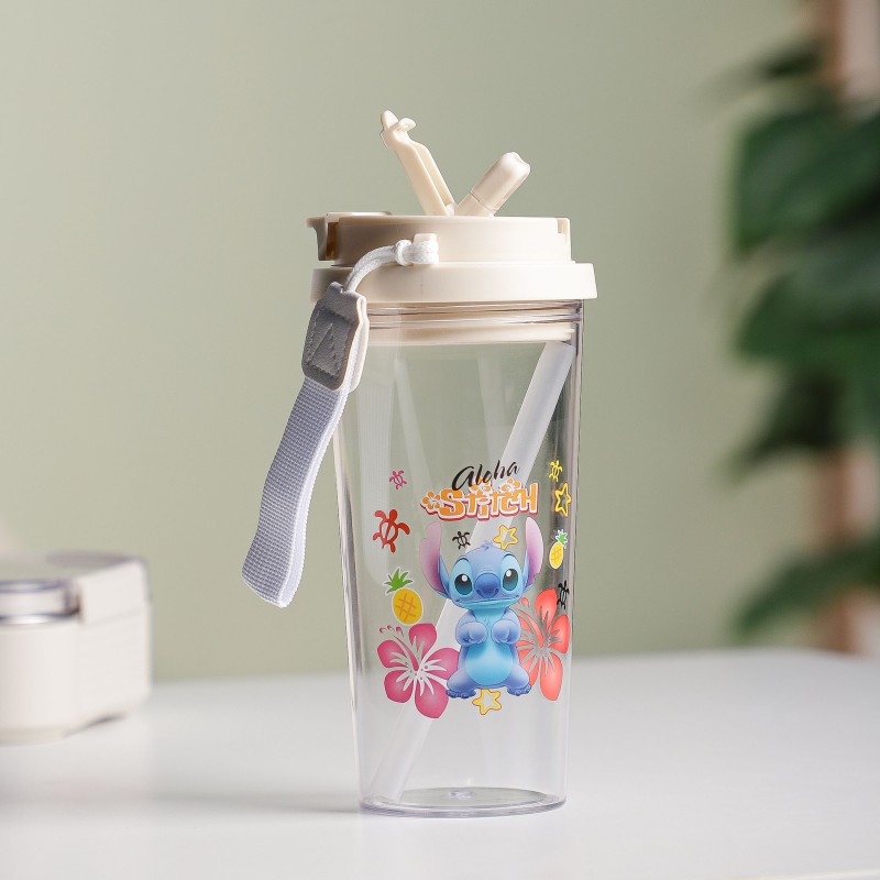 Gourde d'eau 520ML avec Paille Gourde d'eau 520ML avec Paille