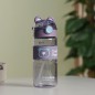 Gourde d'eau 610ML avec Paille Noir
