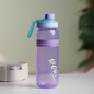 Bouteille de Sport 700ML Paille Bleu Bouteille de Sport 700ML Paille Bleu