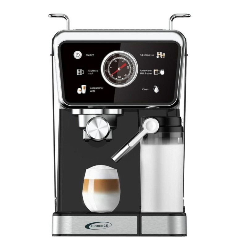 Machine a Café Expresso Et Capsule 1350W 5En1 - Florence HK-457