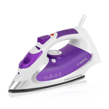 Fer à Repasser à Vapeur 2200W Violet - Lexical LSI-1004