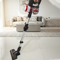 Aspirateur Sans Fil 150W Lithium Power Rouge - Florence HJC-2208