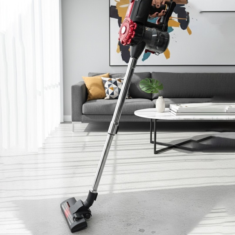 Aspirateur Balais 1500W Rouge - Florence HJL-2002A