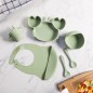 Set Repas Bébé en Silicone 6 Pièces Incassables