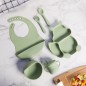 Set Repas Bébé en Silicone 6 Pièces Incassables