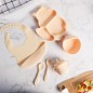 Set Repas Bébé en Silicone 6 Pièces Incassables
