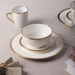 Service de Table 16 Pièces en Porcelaine