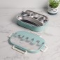 Lunch Box avec Compartiments Inox & Couvercle Hermétique