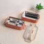 Lunch Box avec Compartiments Inox & Couvercle Hermétique Lunch Box avec Compartiments Inox & Couvercle Hermétique