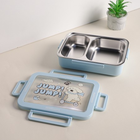 Lunch Box avec Compartiments Inox & Couvercle Hermétique
