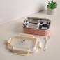 Lunch Box avec Compartiments Inox & Couvercle Hermétique