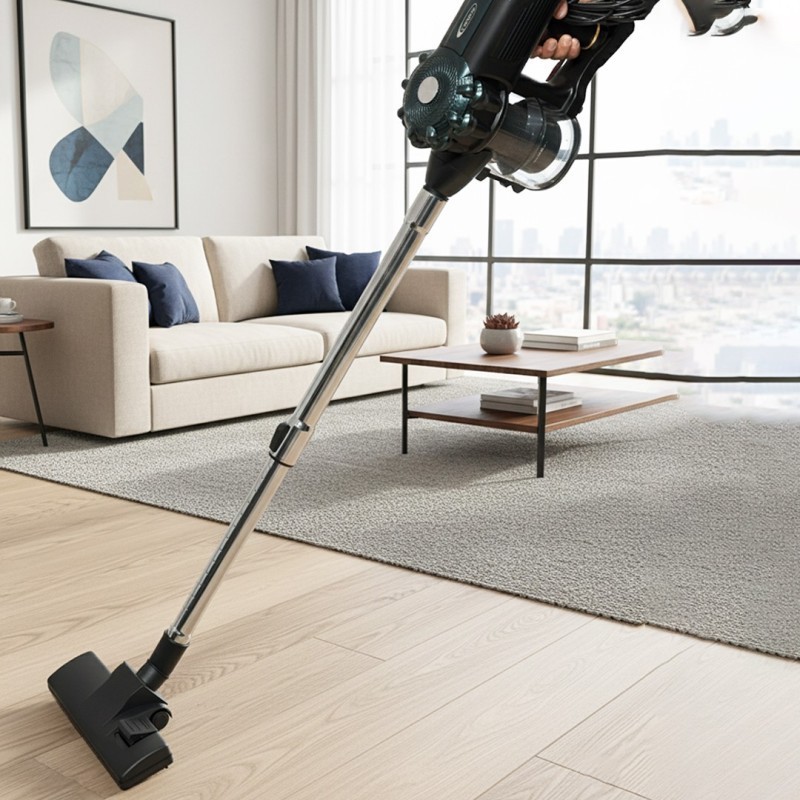 Aspirateur Balais 1500W Vert - Florence HJL-2002A