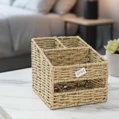 Panier en Fibre Naturelle 5 Compartiments