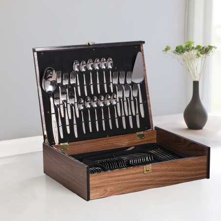 Coffret Ménagère 75 Pièces en Inox 18/10 – AYD D4