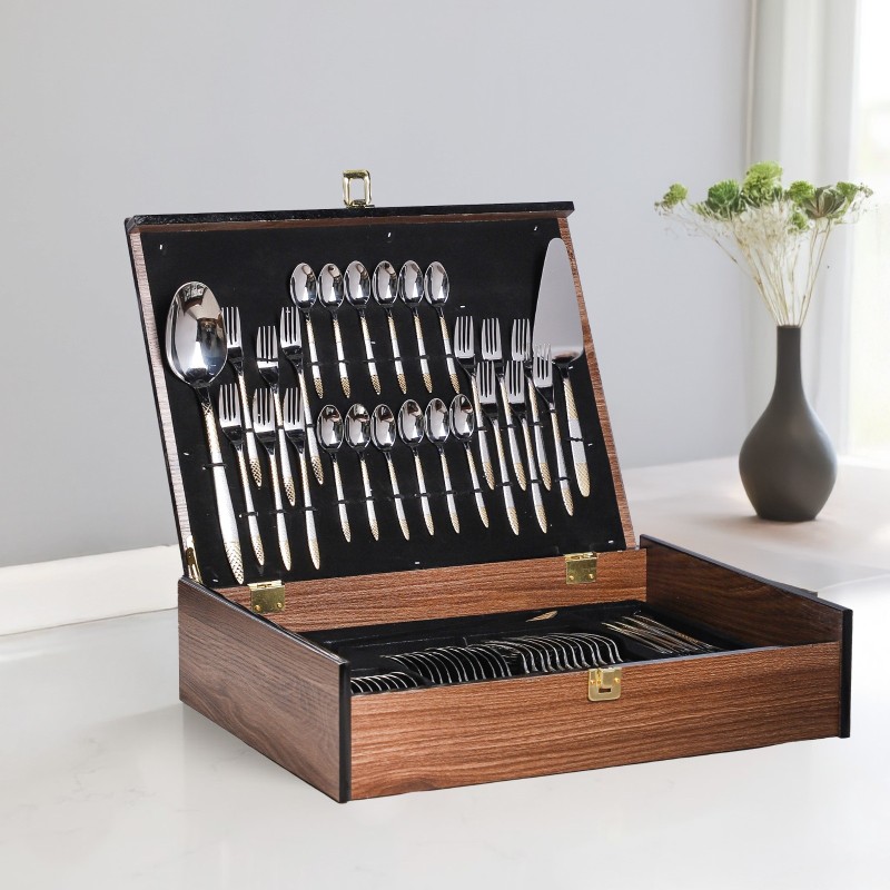 Coffret Ménagère 75 Pièces en Inox 18/10 – AYD D6