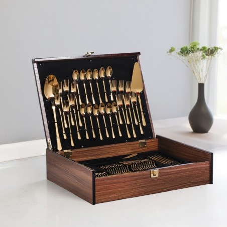 Coffret Ménagère 75 Pièces en Inox 18/10 – AYD D1