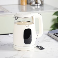 Bouilloire électrique 2200W 1,7L Créme - Lexical LEK-1462-7