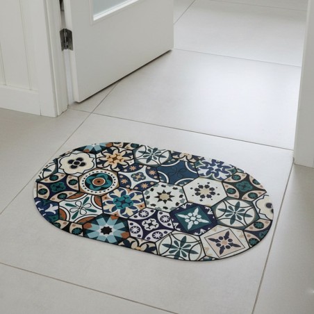 Tapis Salle de Bain Antidérapant Ovale