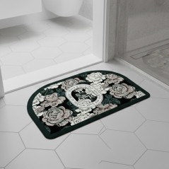 Tapis de Sol Demi-Lune Antidérapant