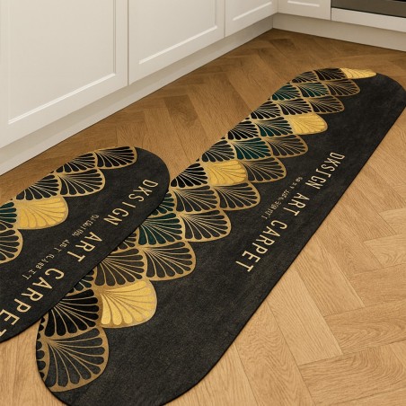 Set de 2 Tapis Salle de Bain Antidérapants