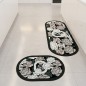 Set de 2 Tapis Salle de Bain Antidérapants