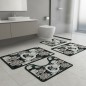 Set de 4 Tapis Salle Bain Antidérapants
