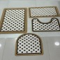 Set de 4 Tapis Salle Bain Antidérapants
