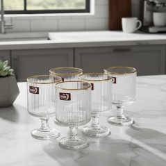 Service à Verres sur Pied 6 Pièces