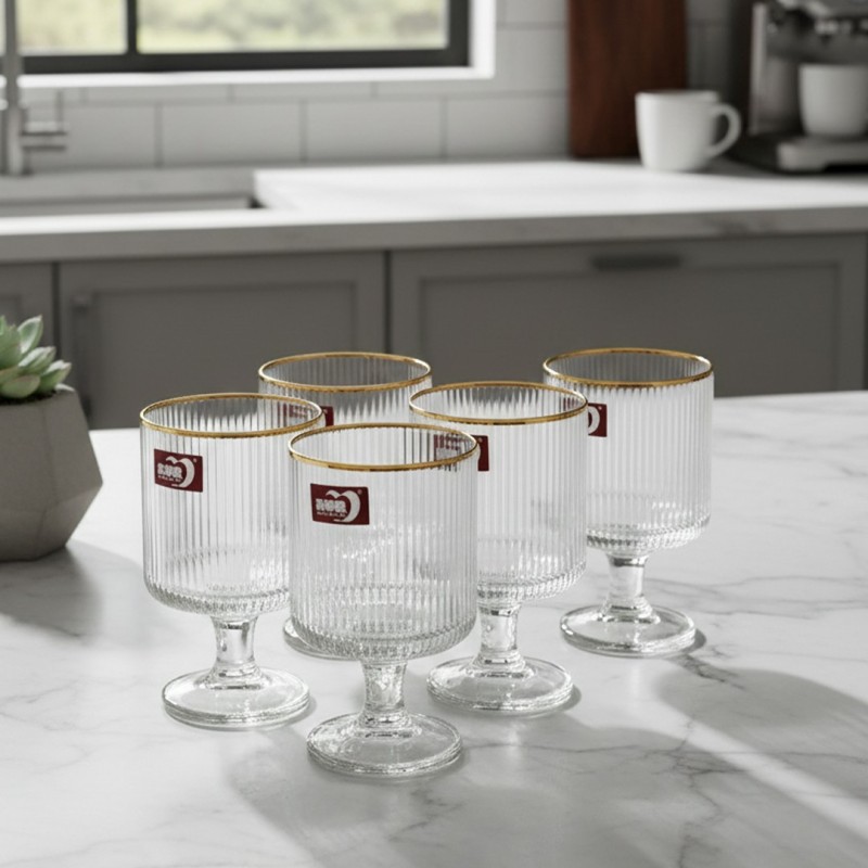 Service à Verres sur Pied 6 Pièces