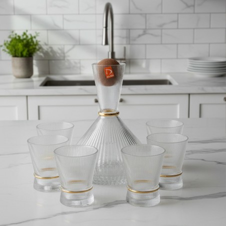 Service à Eau en Verre  7 Pièces