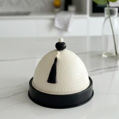 Cloche à Gâteaux 22 cm Bois & Métal