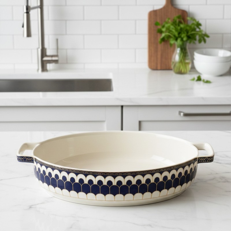 Plat à Four Ovale 22x17 cm en Céramique