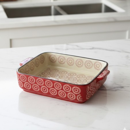 Plat à Four Rectangulaire 19x15 cm en Céramique