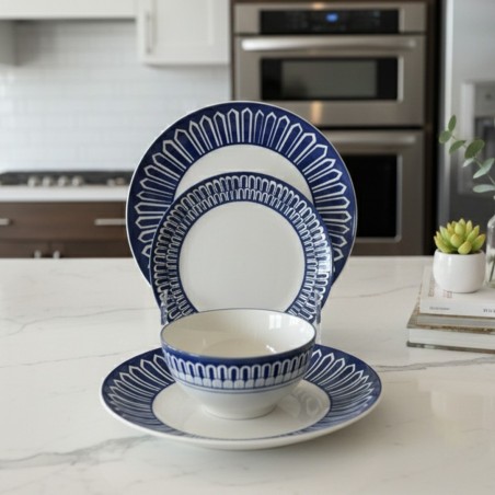 Service de Table en Porcelaine 24 Pièces