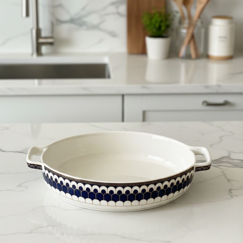 Plat à Four Ovale 27x22 cm en Céramique