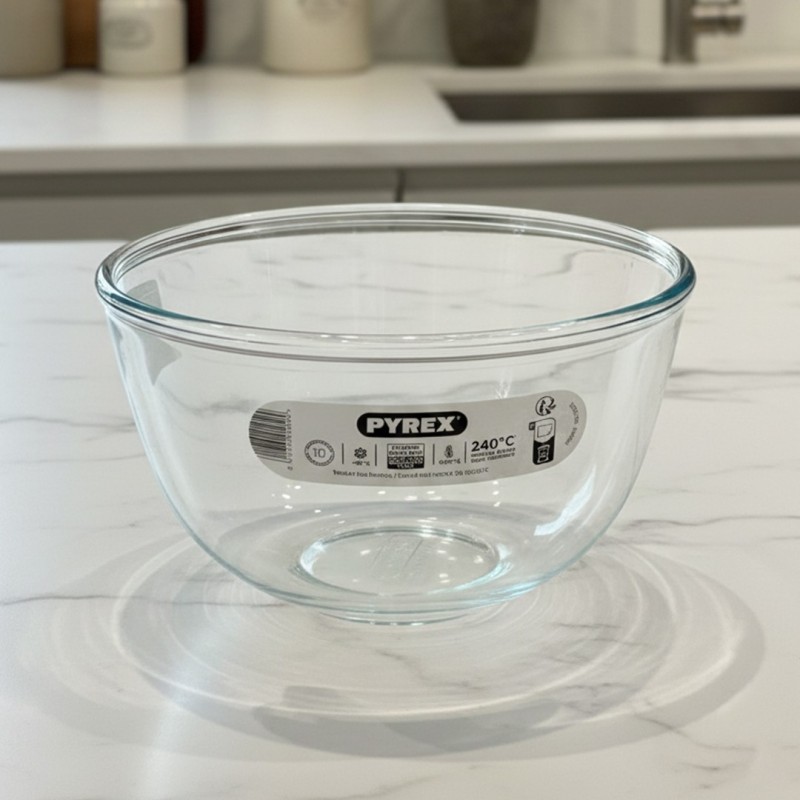 Bol en Verre 16 cm  Résistant à la Chaleur - Pyrex