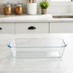 Moule à Cake 30x12 cm en Verre - Pyrex