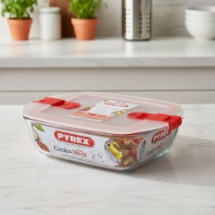 Boîte Rectangulaire 28x20 cm Cook & Heat – Pyrex