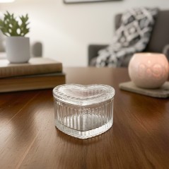 Bonbonnière en Verre avec Couvercle